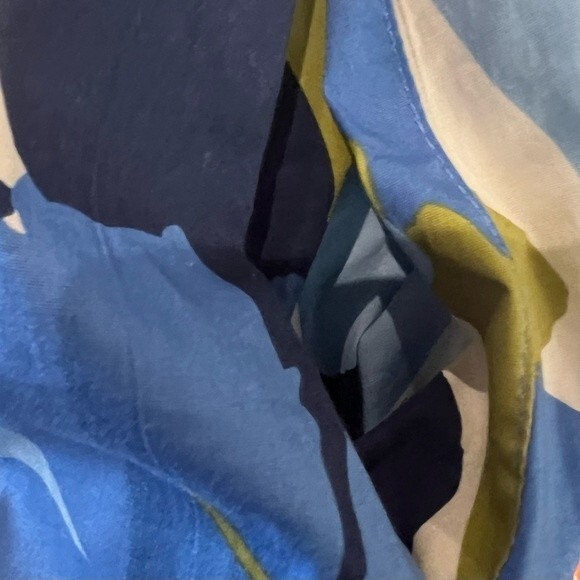 Croft & Barrow cotton stretch floral midi dress with pockets size 16 - Picture 4 of 6